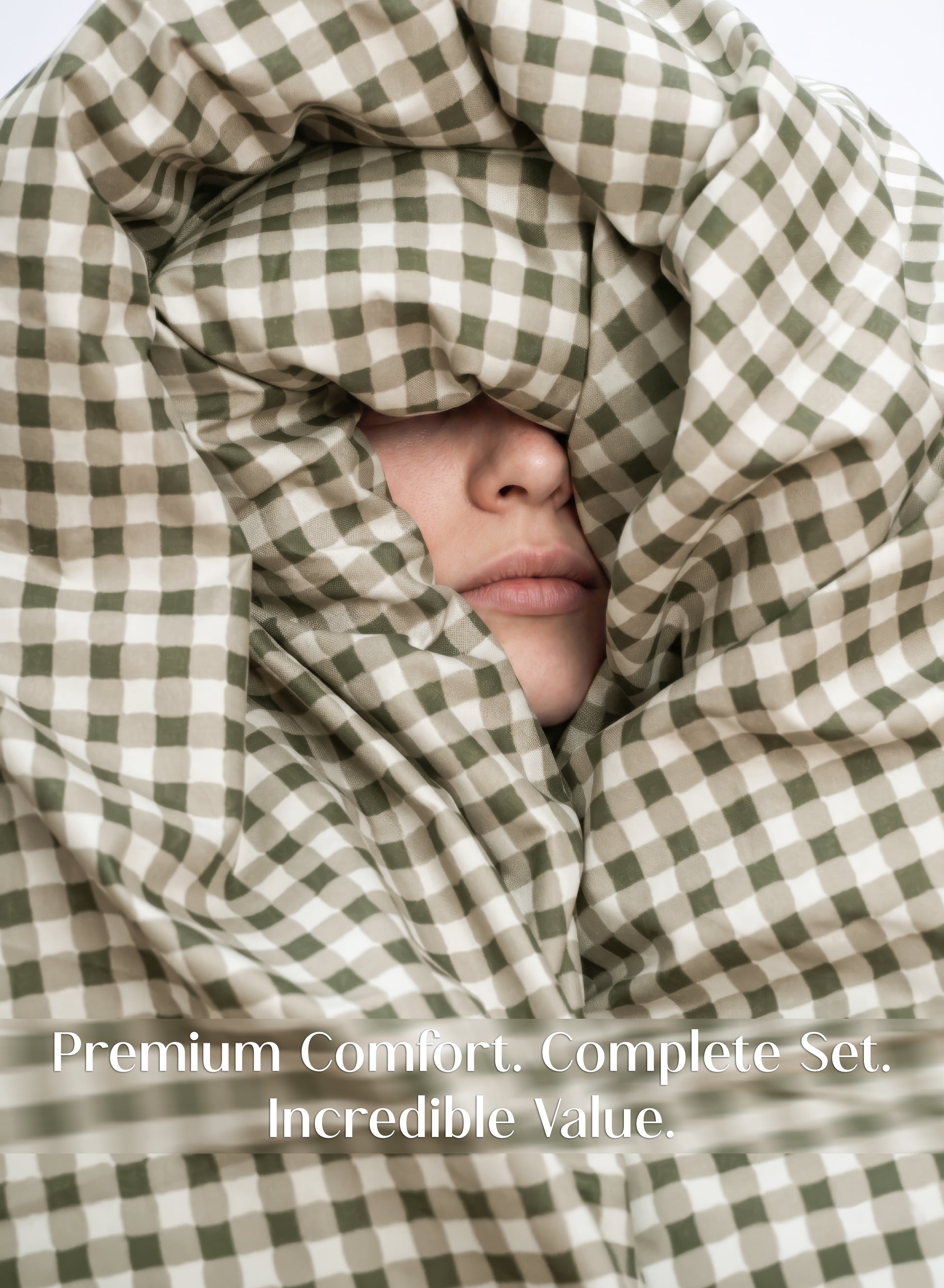 Crayonic™ 5-Piece AC Comforter Set | Signature Designer Comforter Set | Olivewood