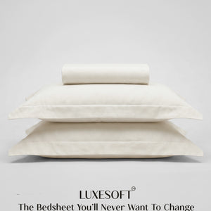 Home Crayons LuxeSoft™ Double Bedsheet Set | Oversized King | Includes 2 Pillow Covers & 2 Cushion Covers | Morning Glory