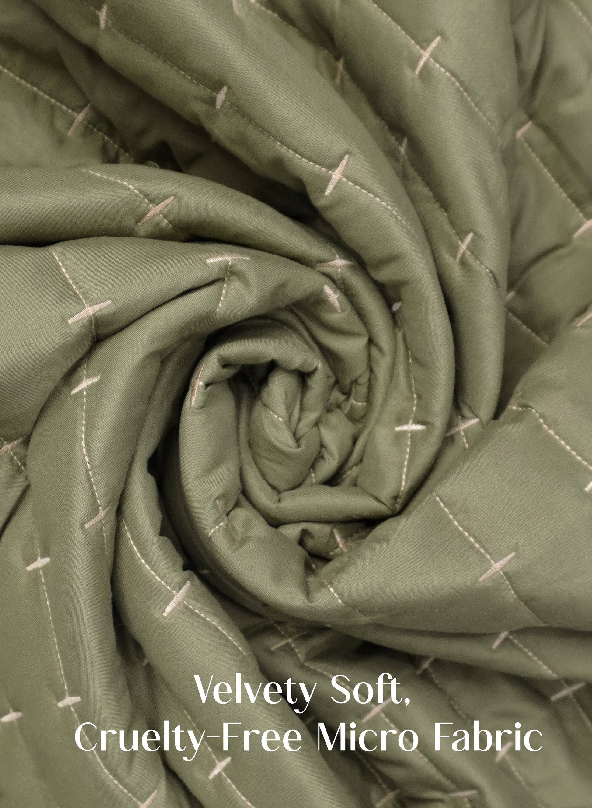 Home Crayons CloudTouch™ 8-Piece AC Bedding Set | Complete Bedroom Upgrade in One Set | Olive Grove