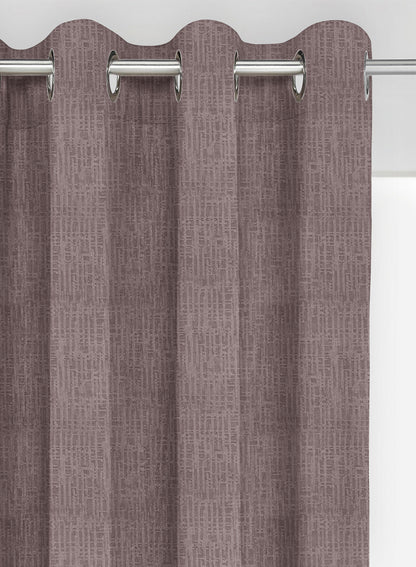 Elora Textured Blackout Curtains | Taupe Brown | Set of 2