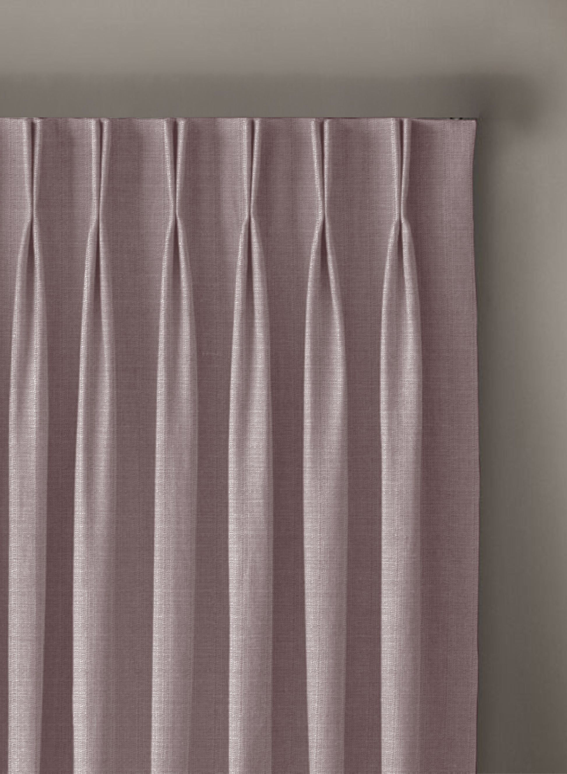 Cocoon Minimal Texture Room Darkening Curtains | Modern Aesthetic | Ash Brown | Set of 2 | Fully Customizable