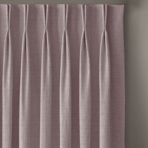 Cocoon Minimal Texture Blackout Curtains | Modern Aesthetic & Total Light Block | Ash Brown | Set of 2 | Fully Customizable