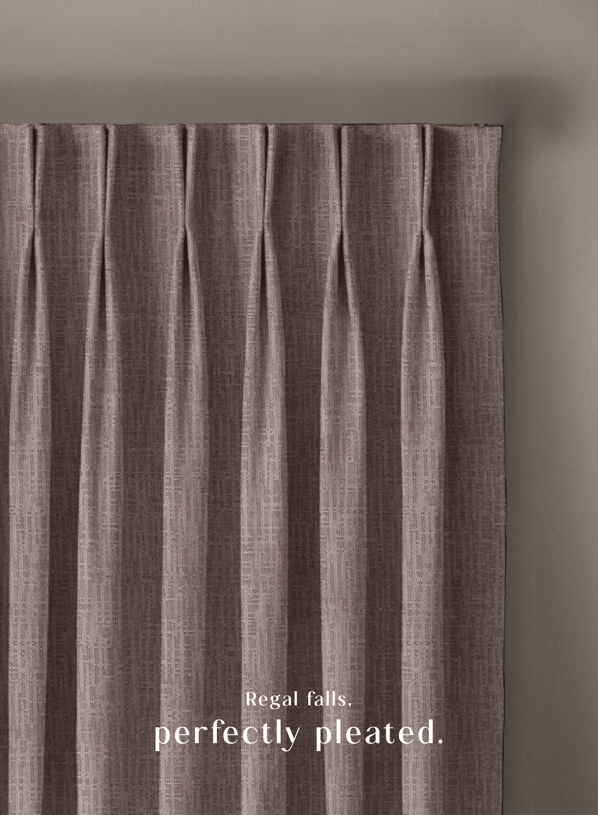 Elora Textured Blackout Curtains | Minimal Design & Total Light Block | Taupe Brown | Set of 2 | Fully Customizable