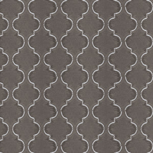 Teramo Jacquard Room Darkening Curtains | Crest Jacquard Weave | Peat Brown | Set of 2 | Fully Customizable