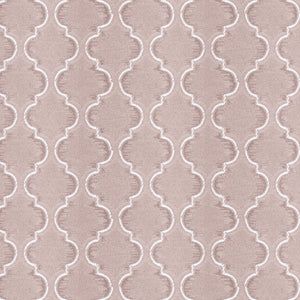 Teramo Jacquard Room Darkening Curtains | Crest Jacquard Weave | Dusky Peach | Set of 2 | Fully Customizable