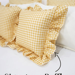 Crayonic™ 5-Piece AC Comforter Set | Signature Designer Comforter Set | Sunlit Gingham