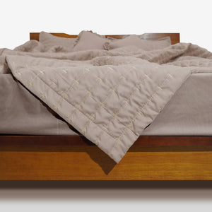 Home Crayons CloudTouch™ Comforter Set | All-Season | 33% Oversized | Includes 2 Pillow Covers & 2 Cushion Covers | Latte Crème