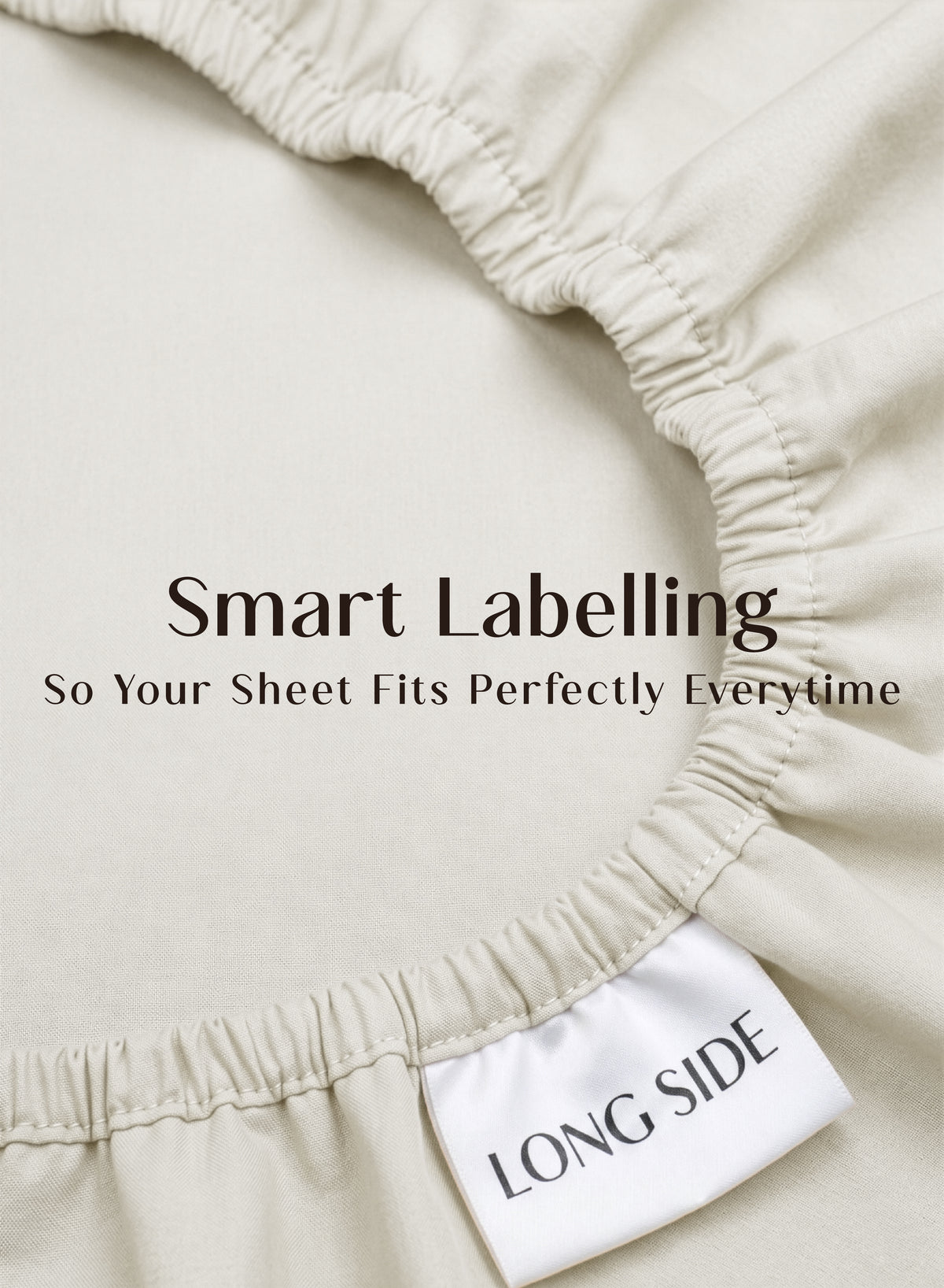 LuxeFit™ Fitted Bedsheet Set | Sandstone