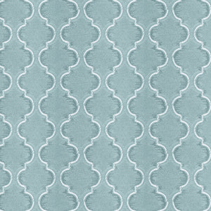 Teramo Jacquard Blackout Curtains | Crest Jacquard Weave & Total Light Block | Caribbean Coral | Set of 2 | Fully Customizable