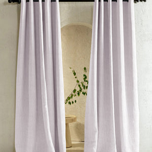 Bern Jacquard Room Darkening Curtains | Delicate Branch Embroidery | Snow White | Set of 2 | Fully Customizable