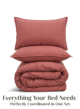 Cocoon 8-Piece Bedding Set | Terracotta