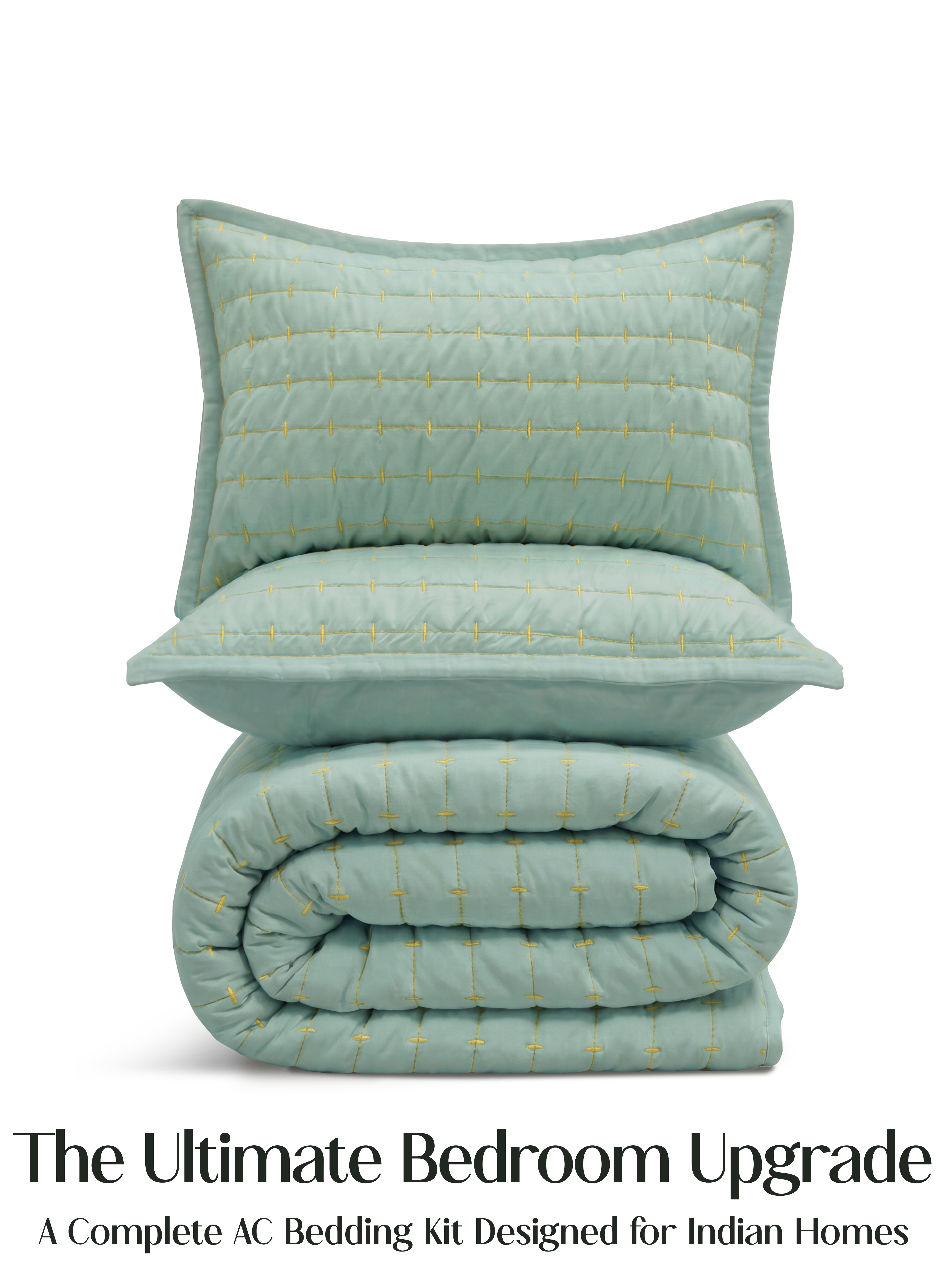 CloudTouch™ 8-Piece Bedding Set | Matcha Milk