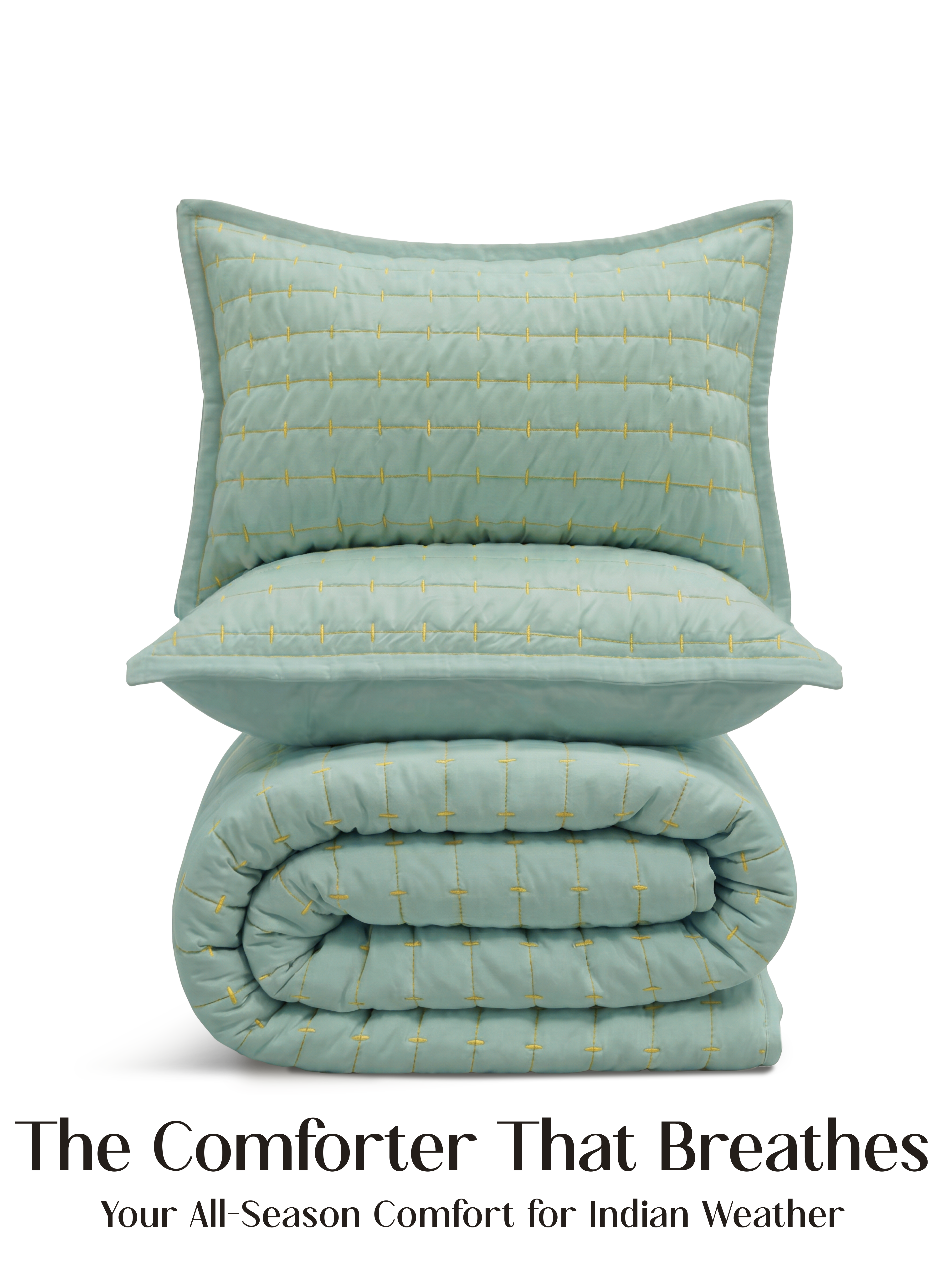 CloudTouch™ 5-Piece Comforter Set | Matcha Milk
