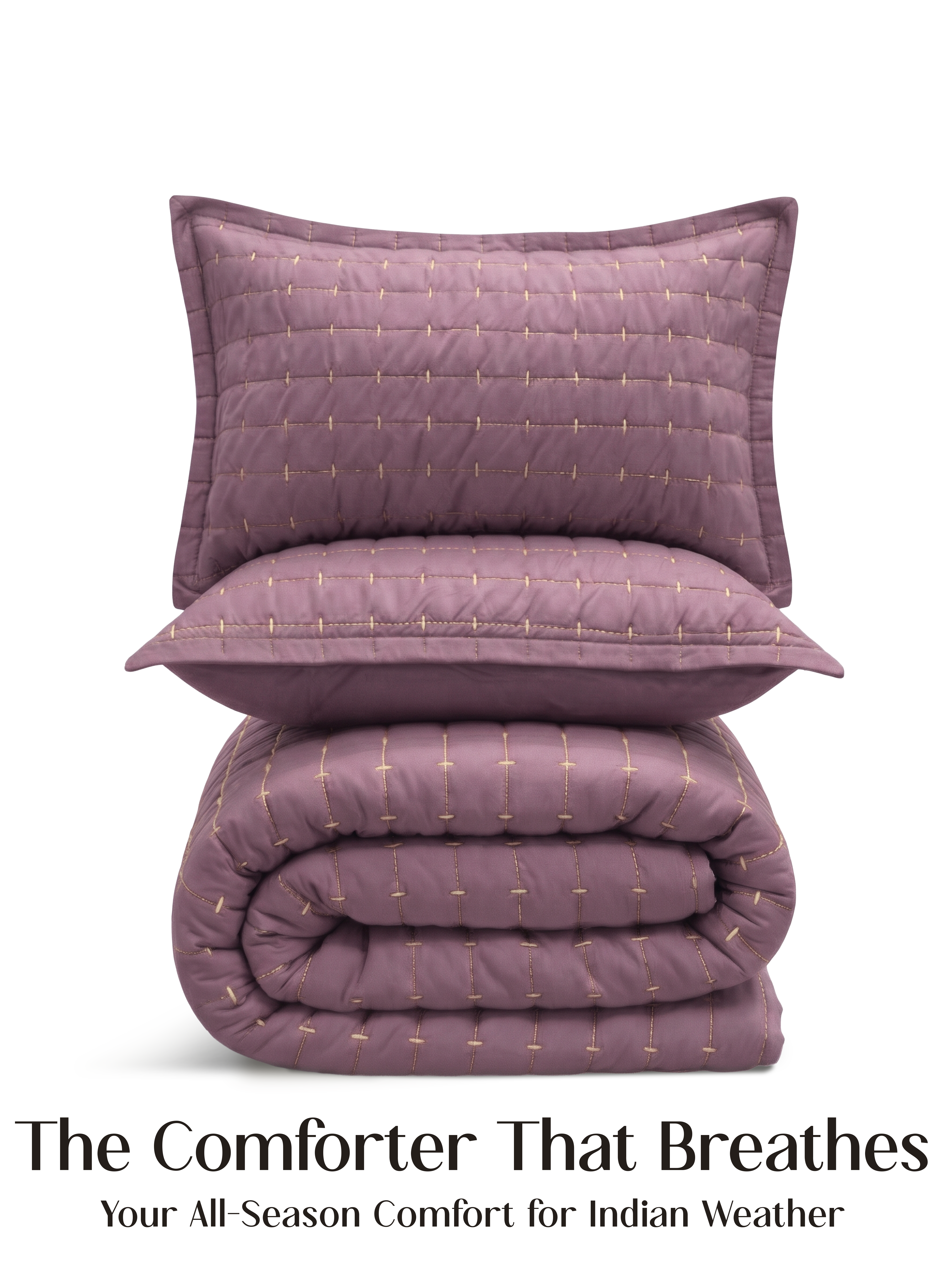 CloudTouch™ 5-Piece Comforter Set | Mulberry