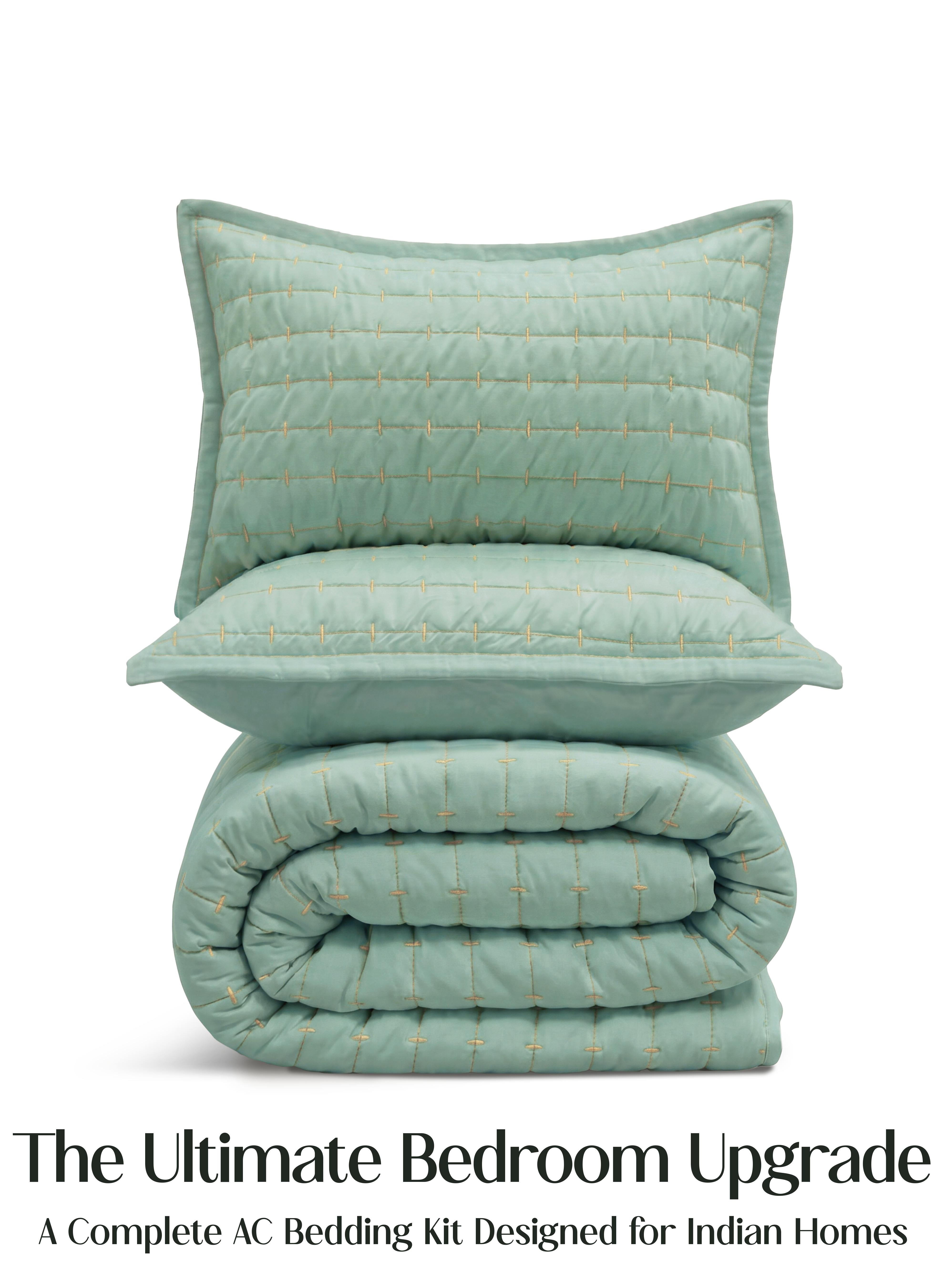 CloudTouch™ 8-Piece Bedding Set | Matcha Milk