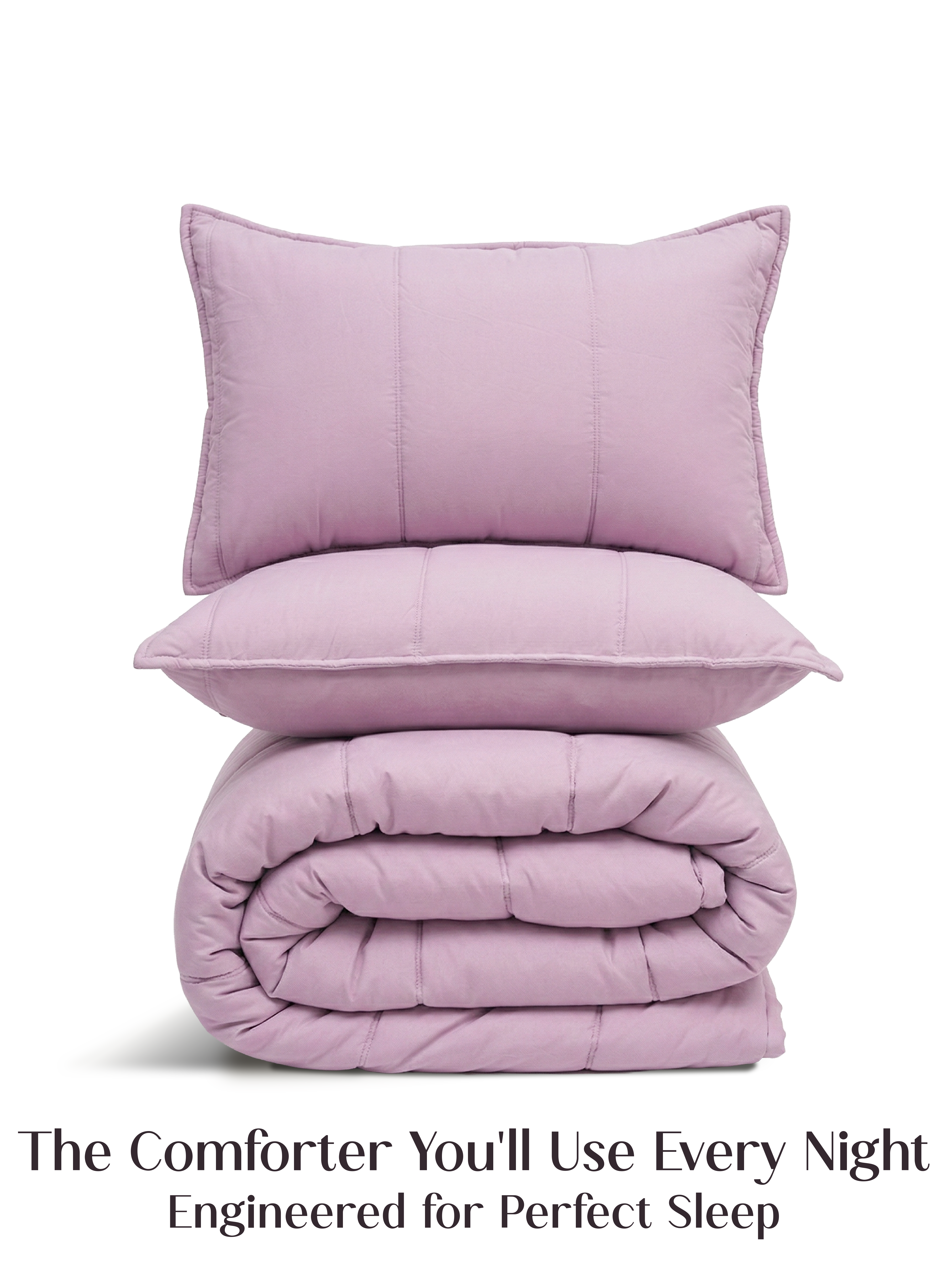 Cocoon 5-Piece Comforter Set | Lilac Daisy