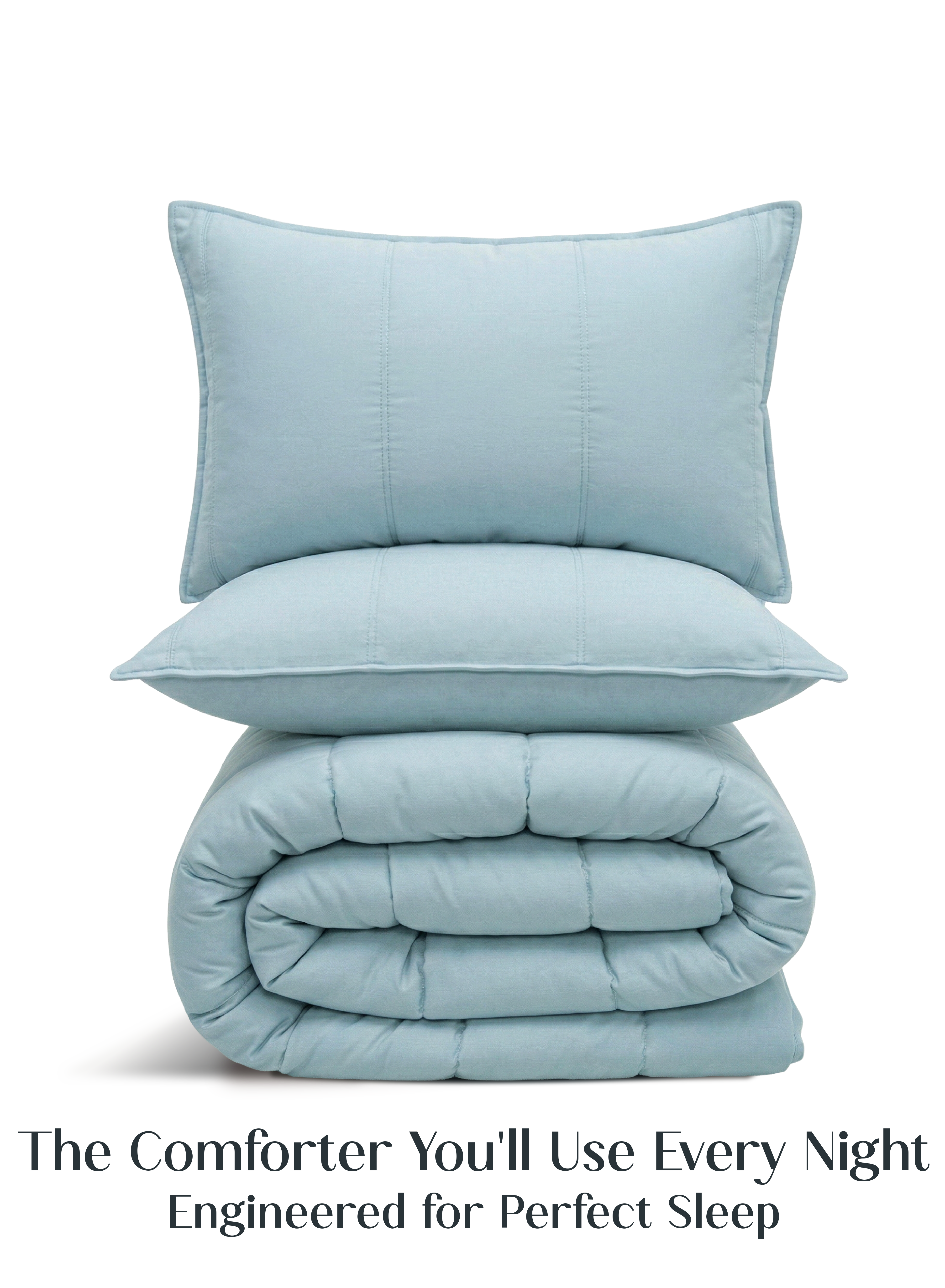 Cocoon 5-Piece Comforter Set | Blue Meadow