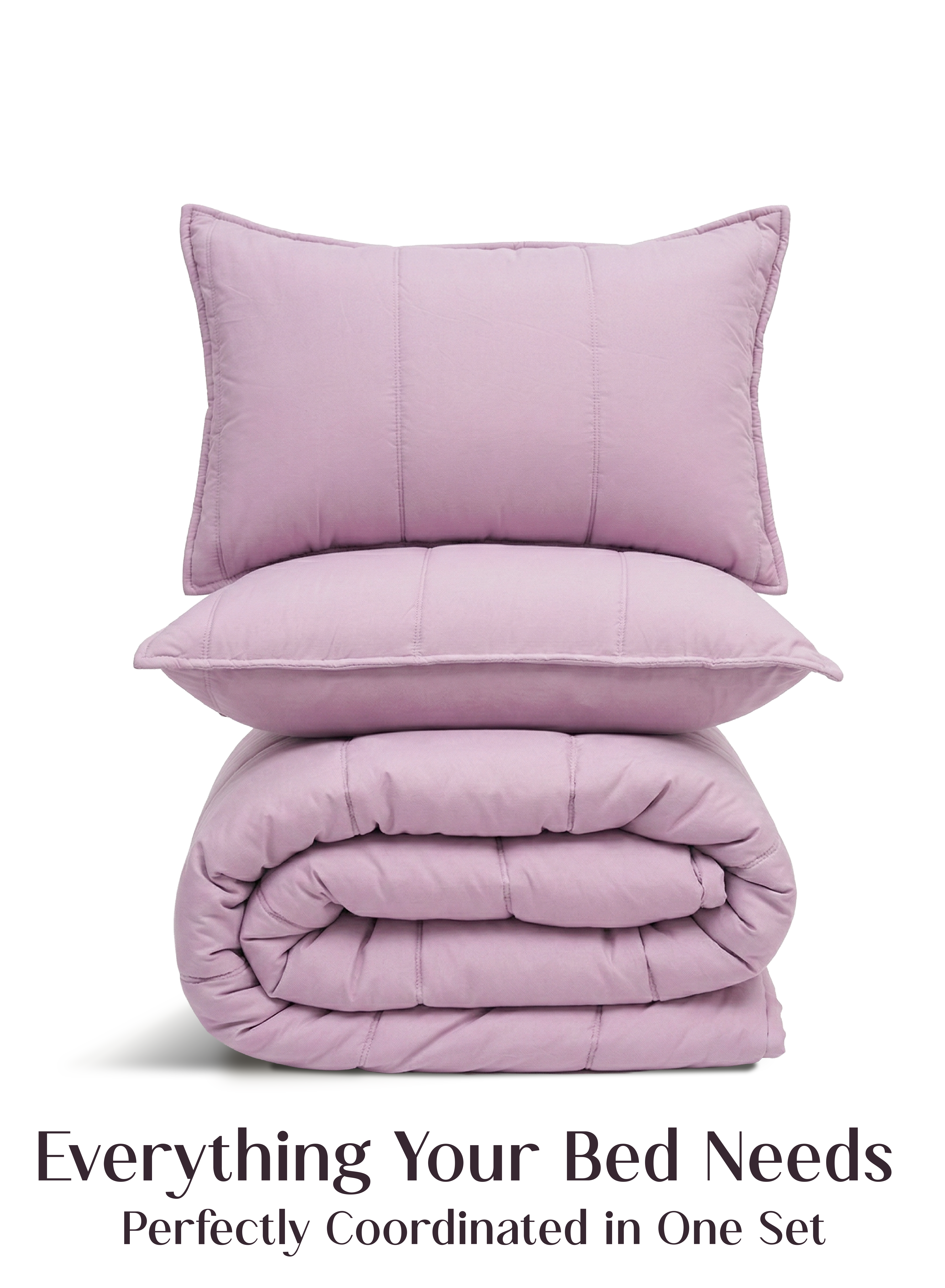Cocoon 8-Piece Bedding Set | Lilac Daisy