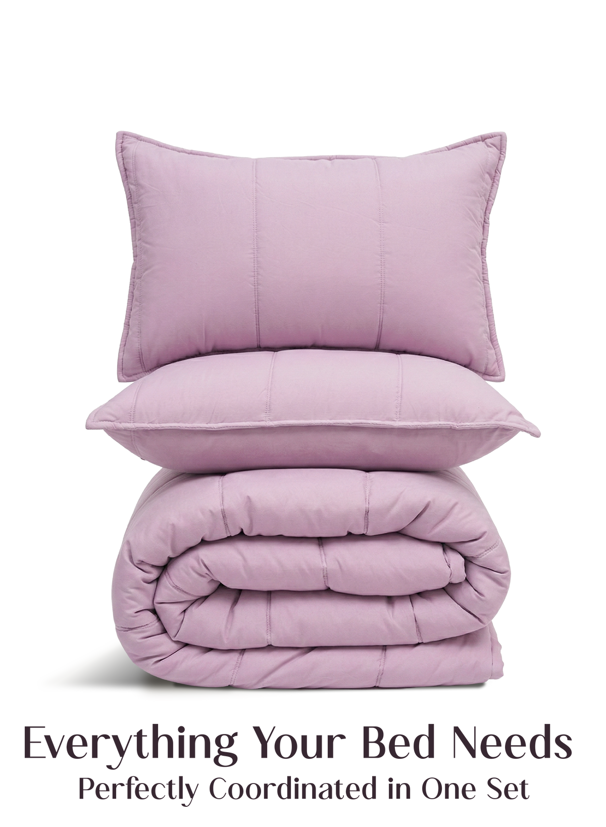 Cocoon 8-Piece Bedding Set | Lilac Daisy