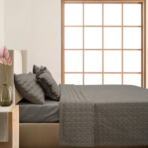 Home Crayons CloudTouch™ Comforter Set | All-Season | 33% Oversized | Includes 2 Pillow Covers & 2 Cushion Covers | Smoked Coffee