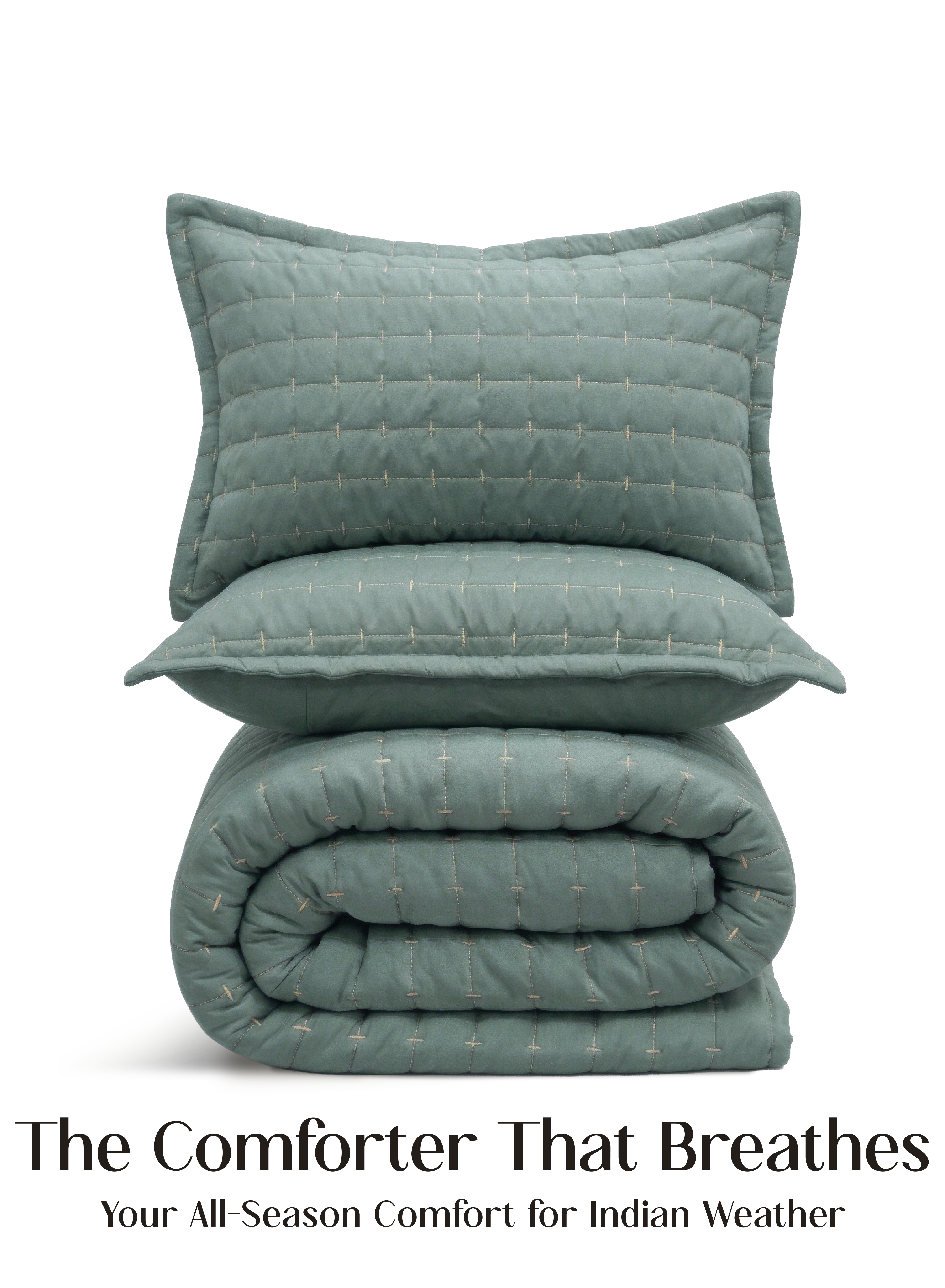 CloudTouch™ 5-Piece Comforter Set | Sage Green