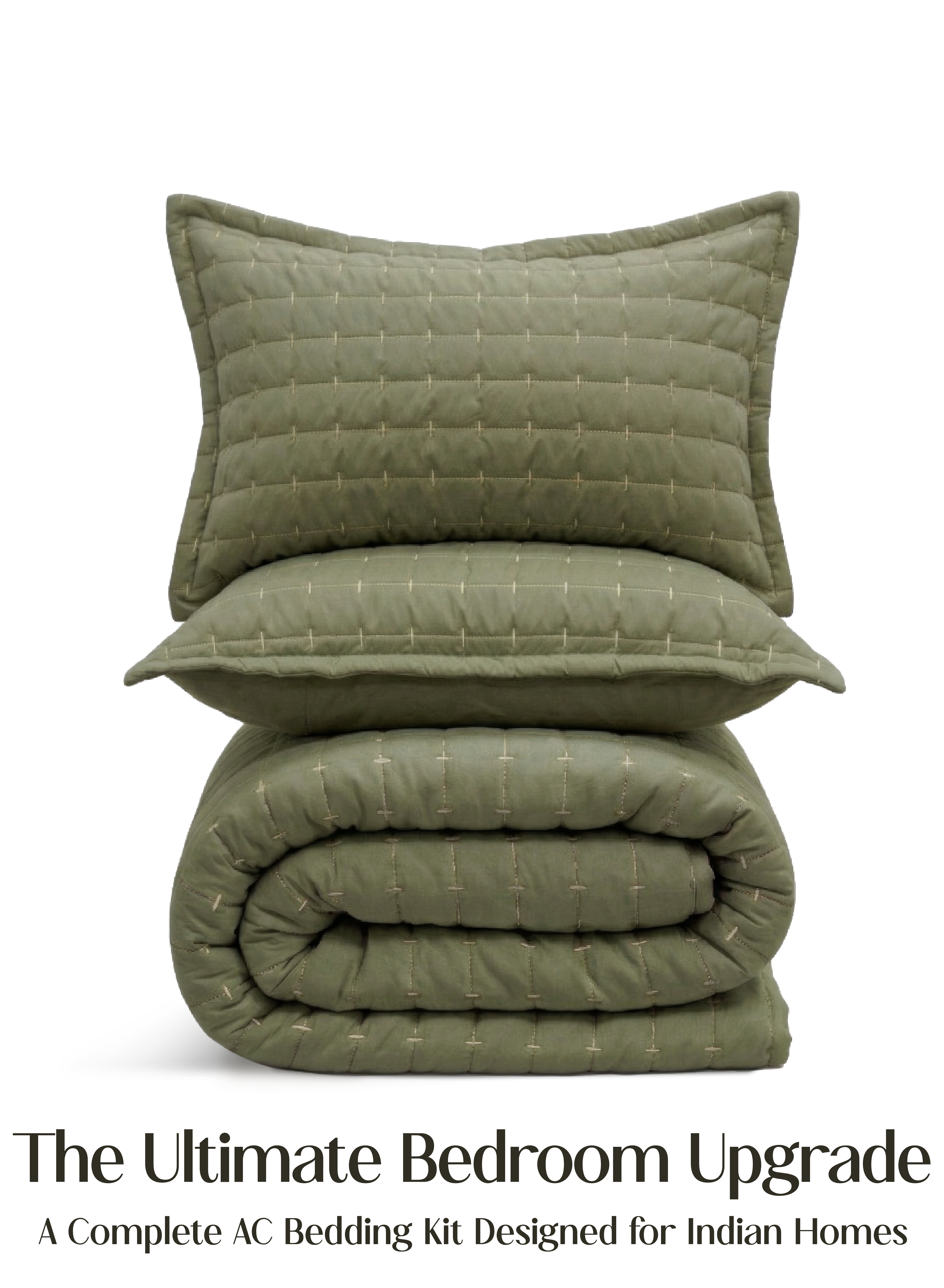 CloudTouch™ 8-Piece AC Bedding Set | Olive Grove