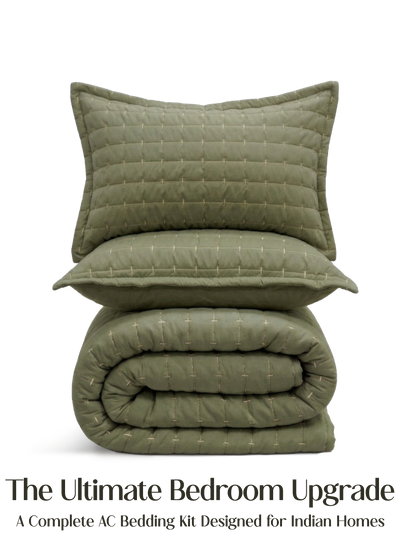CloudTouch™ 8-Piece AC Bedding Set | Olive Grove