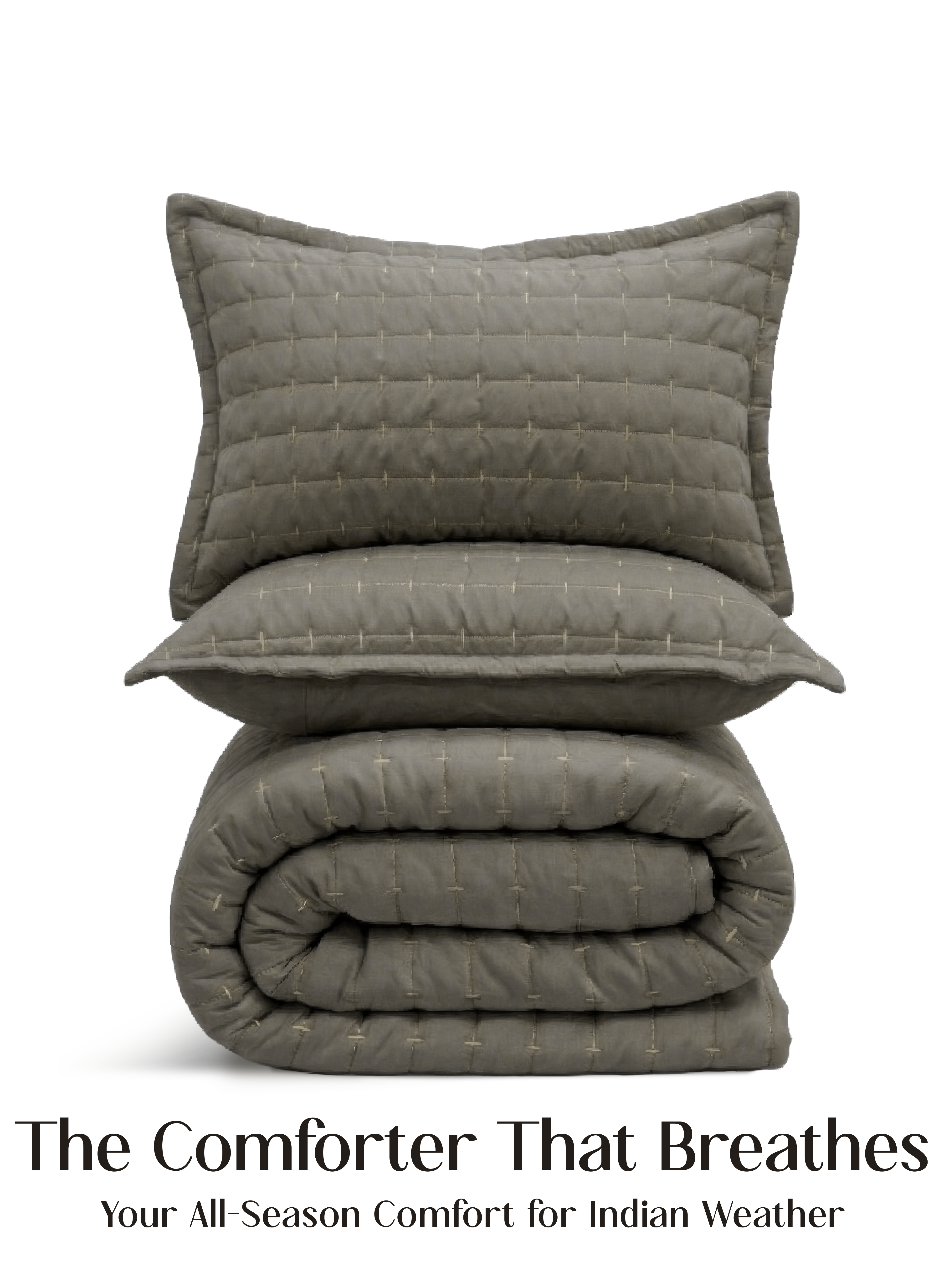 CloudTouch™ 5-Piece Comforter Set | Smoked Coffee