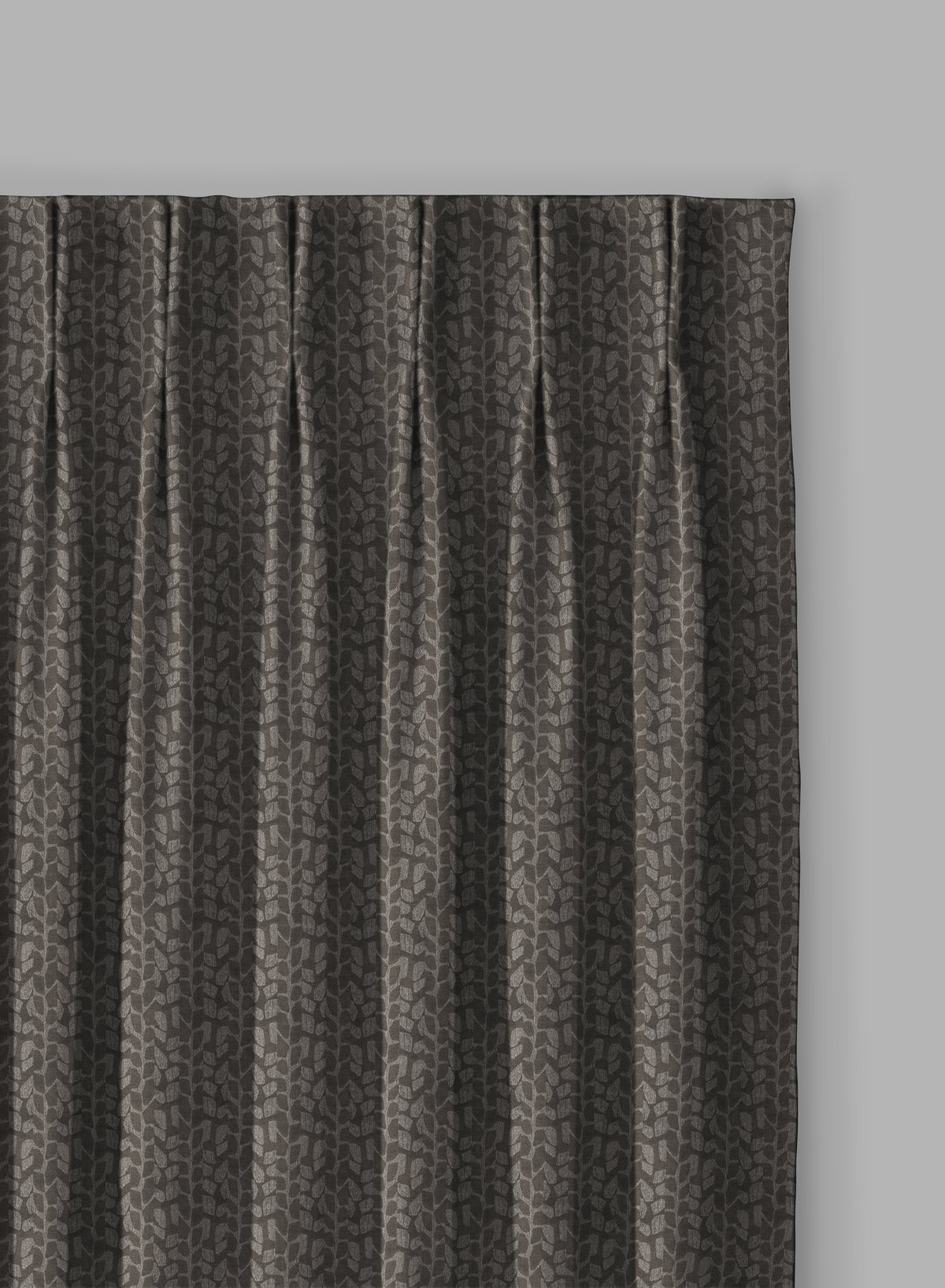 Eudora Jacquard Room Darkening Curtains | Pebble Jacquard Weave | Café Dusk | Set of 2 | Fully Customizable