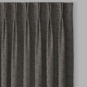 Eudora Jacquard Room Darkening Curtains | Pebble Jacquard Weave | Café Dusk | Set of 2 | Fully Customizable
