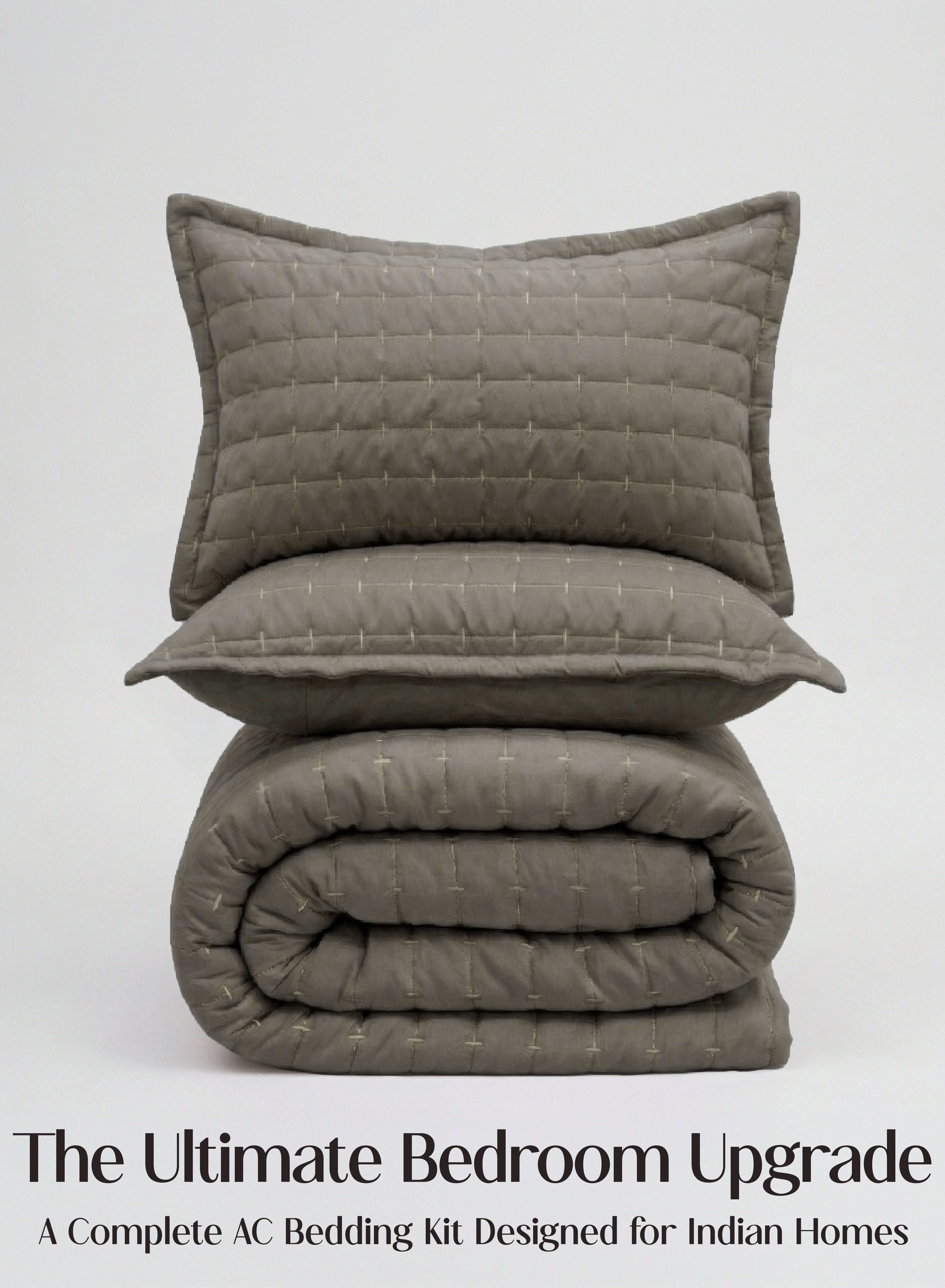 CloudTouch™ 8-Piece Bedding Set | Complete Bedroom Upgrade in One Set | Smoked Coffee