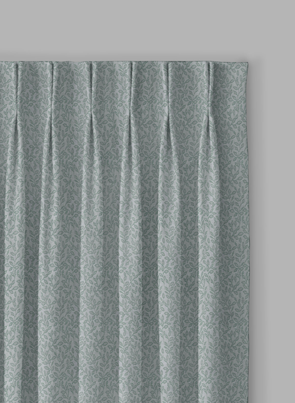 Eudora Jacquard Room Darkening Curtains | European Jacquard Weave | Seafoam Green | Set of 2 | Fully Customizable
