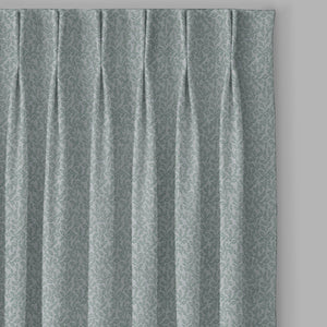 Eudora Jacquard Room Darkening Curtains | European Jacquard Weave | Seafoam Green | Set of 2 | Fully Customizable