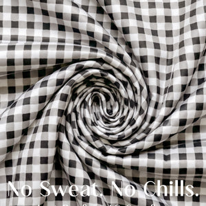 Crayonic™ 8-Piece AC Bedding Set | Signature Designer Bedding for AC Rooms | Midnight Gingham