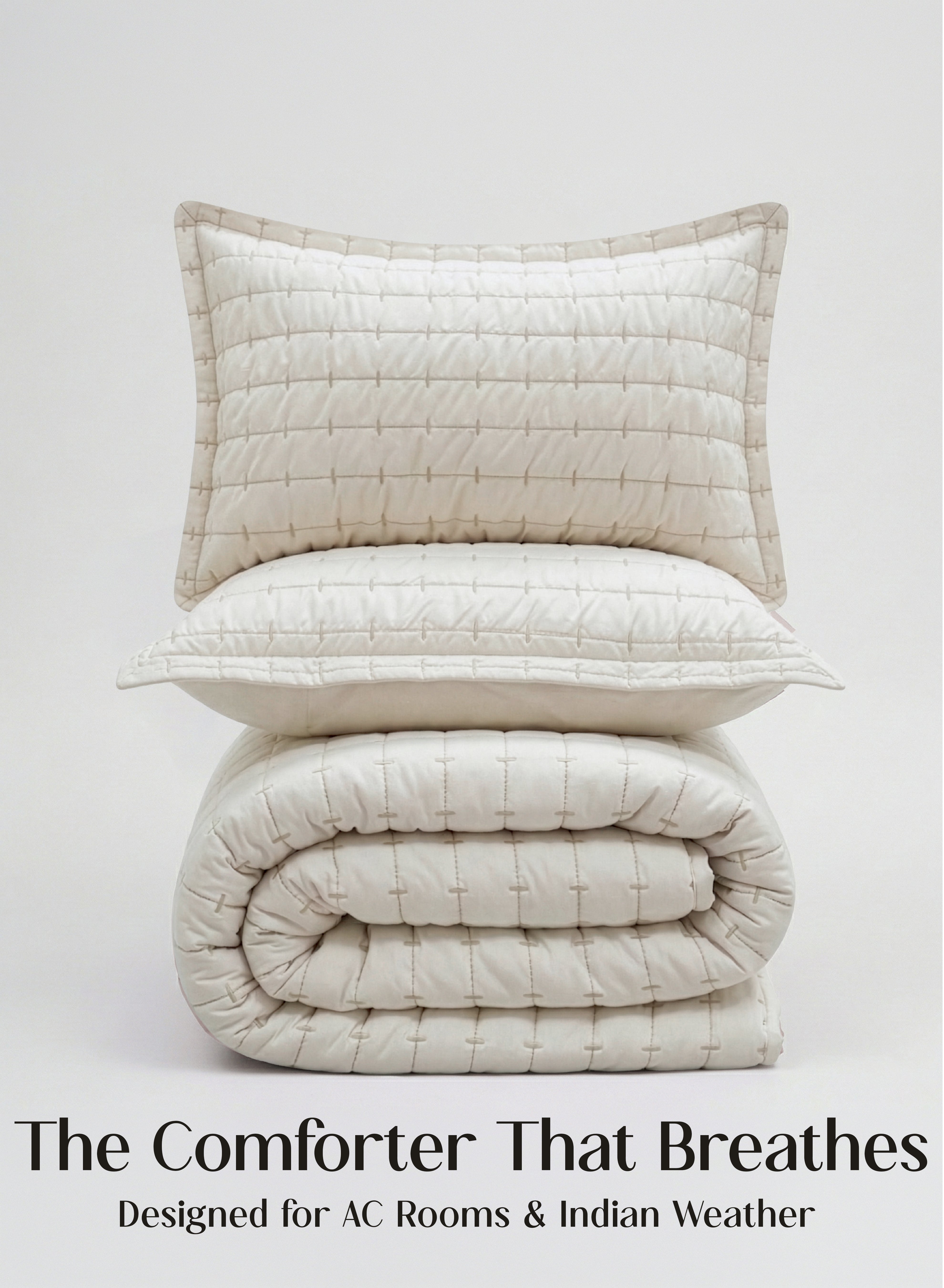 CloudTouch™ 5-Piece Comforter Set | 33% Oversized | Includes 2 Pillow & 2 Cushion Covers | Morning Glory