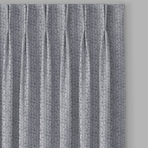 Eudora Jacquard Room Darkening Curtains | Pebble Jacquard Weave | Feather Gray | Set of 2 | Fully Customizable