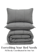 Cocoon 8-Piece Bedding Set | Moonstone Gray