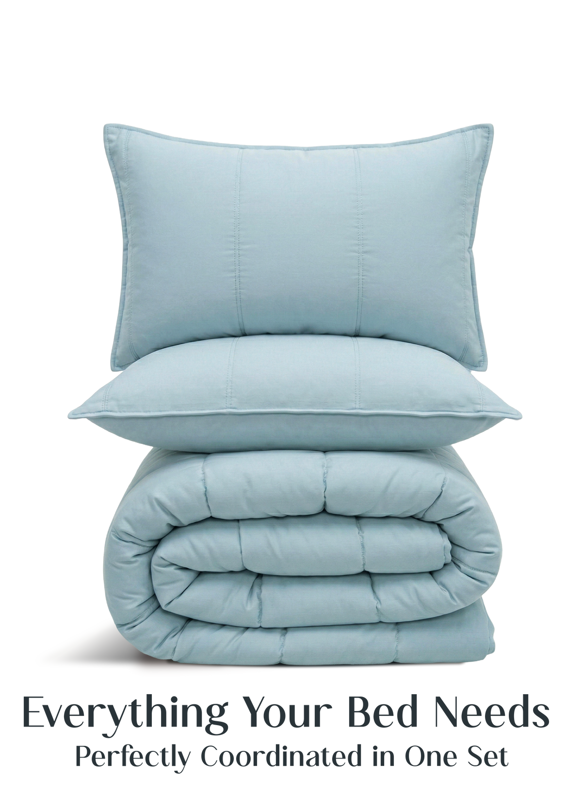 Cocoon 8-Piece Bedding Set | Blue Meadow