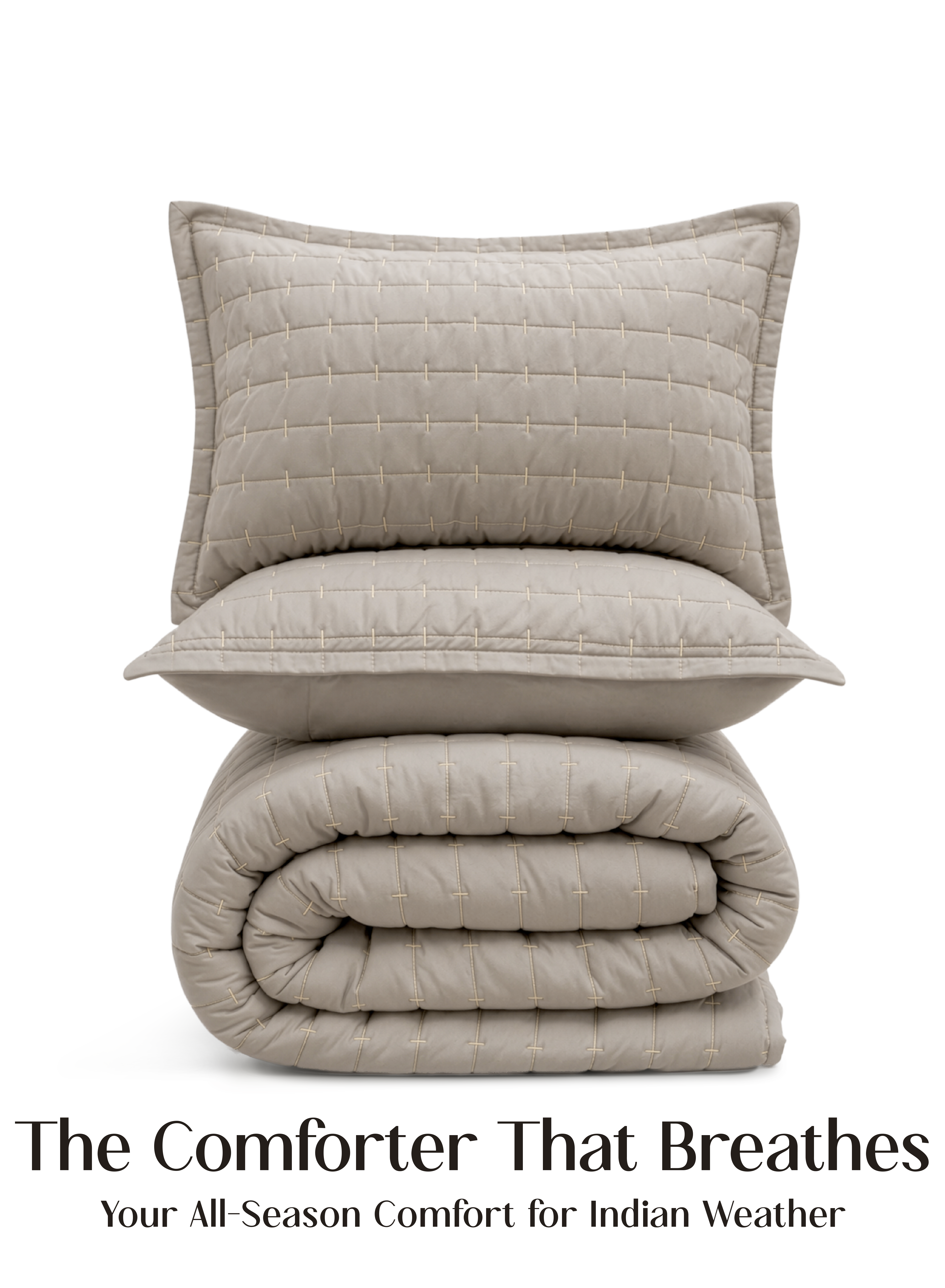 CloudTouch™ 5-Piece Comforter Set | Latte Crème