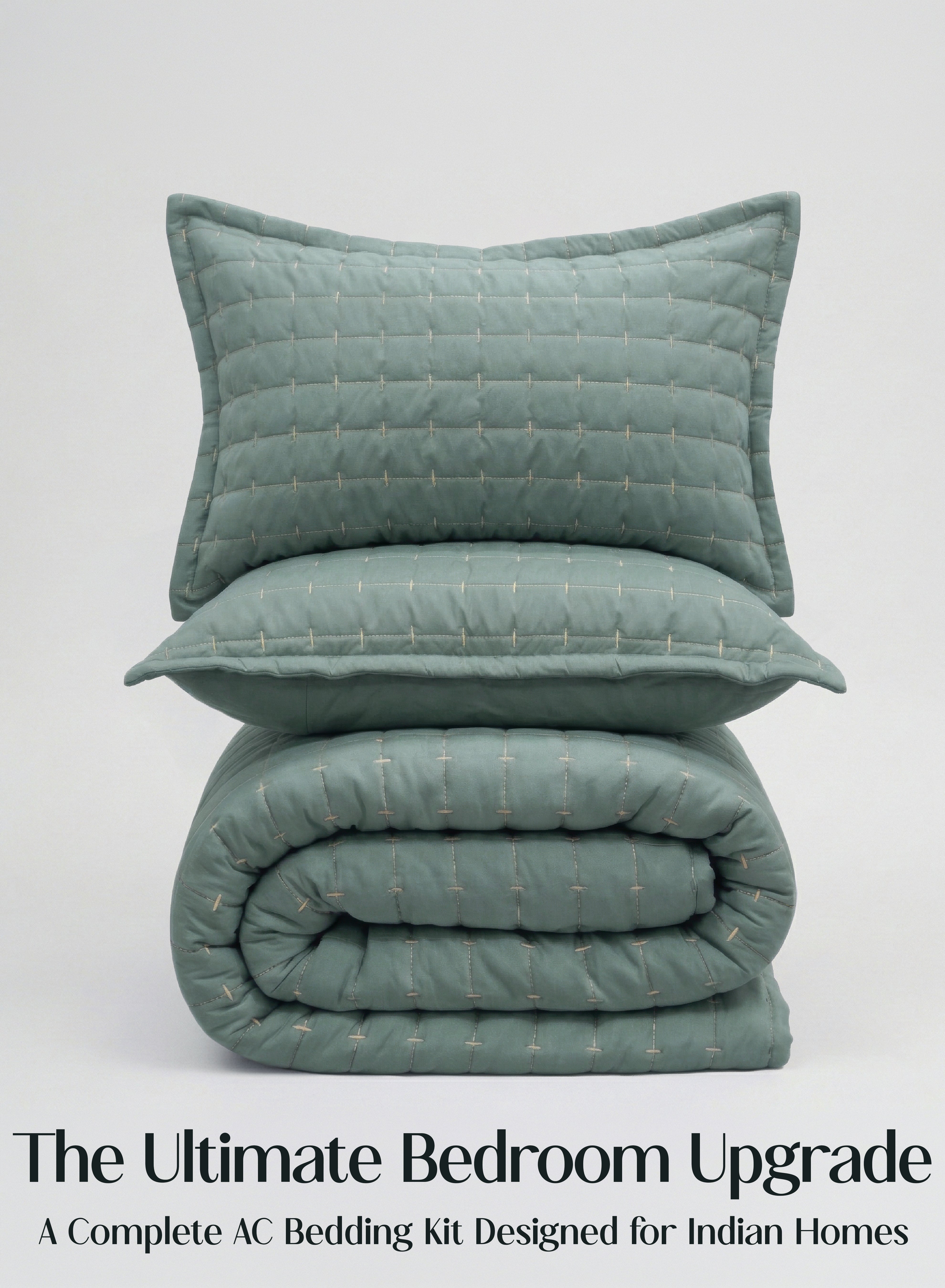 CloudTouch™ 8-Piece Bedding Set | Complete Bedroom Upgrade in One Set | Sage Green