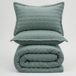Home Crayons CloudTouch™ 8-Piece AC Bedding Set | Complete Bedroom Upgrade in One Set | Sage Green
