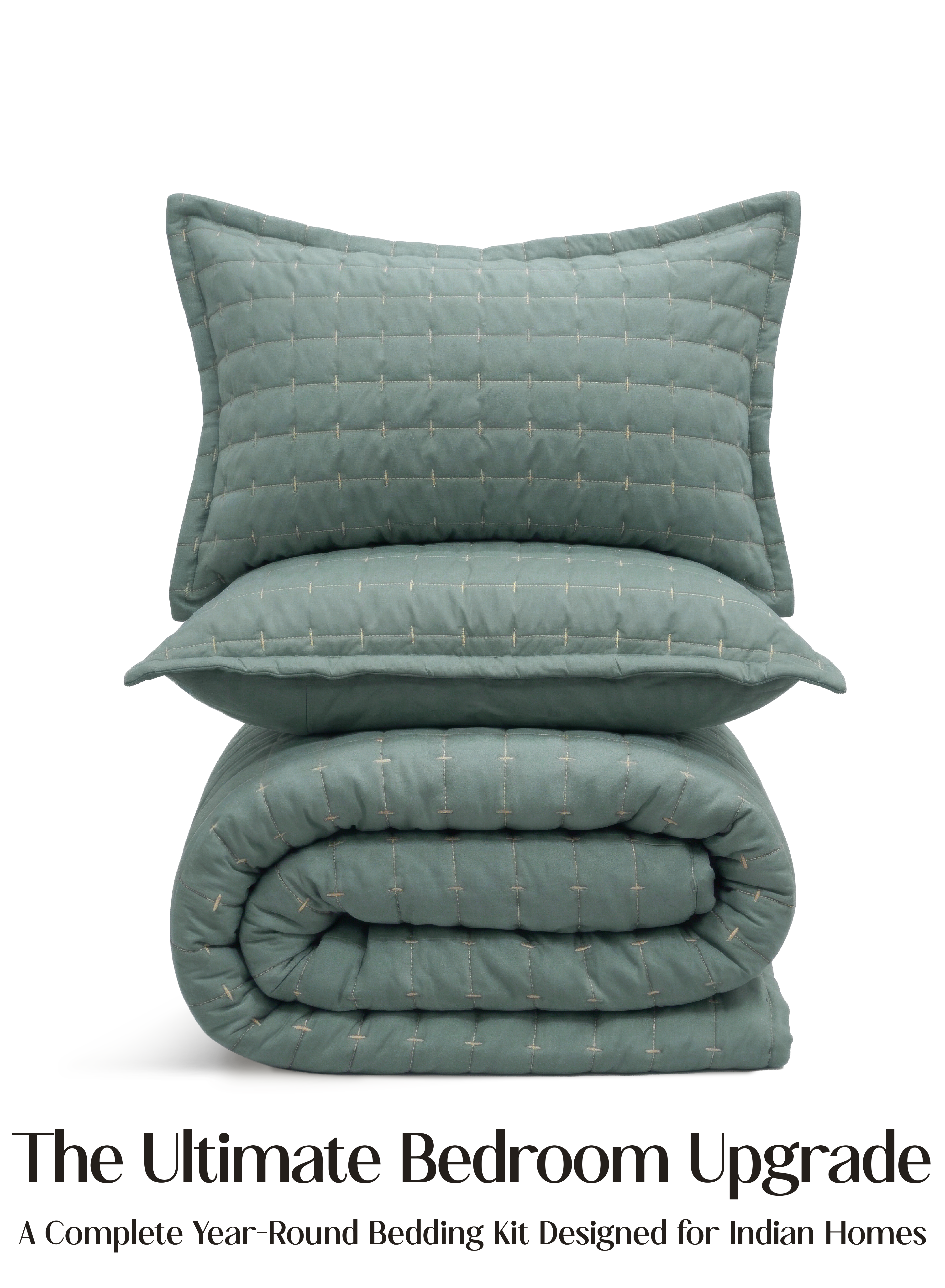 CloudTouch™ 8-Piece Bedding Set | Sage Green