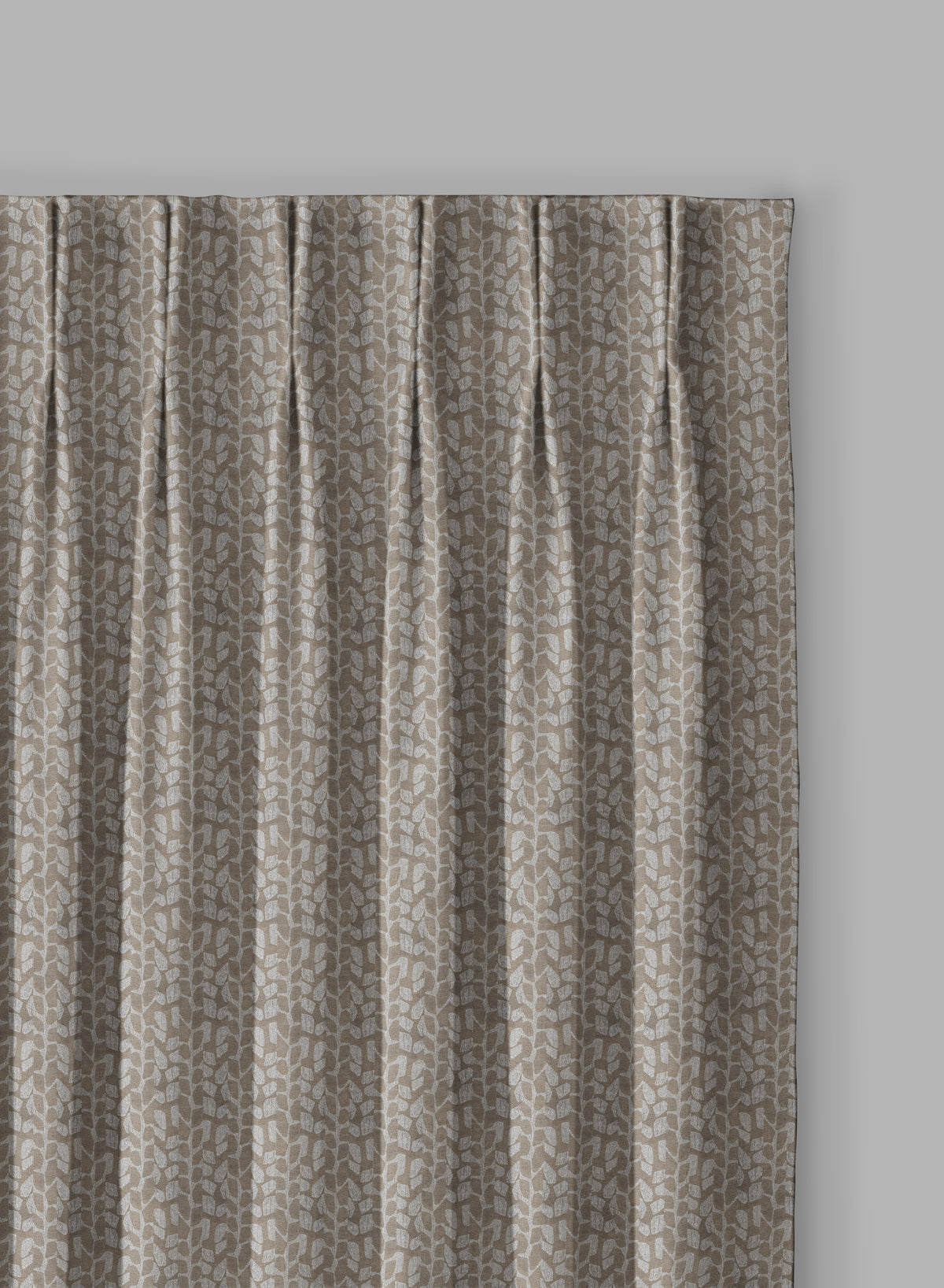 Eudora Jacquard Blackout Curtains | Pebble Jacquard Weave & Total Light Block | Tan | Set of 2 | Fully Customizable