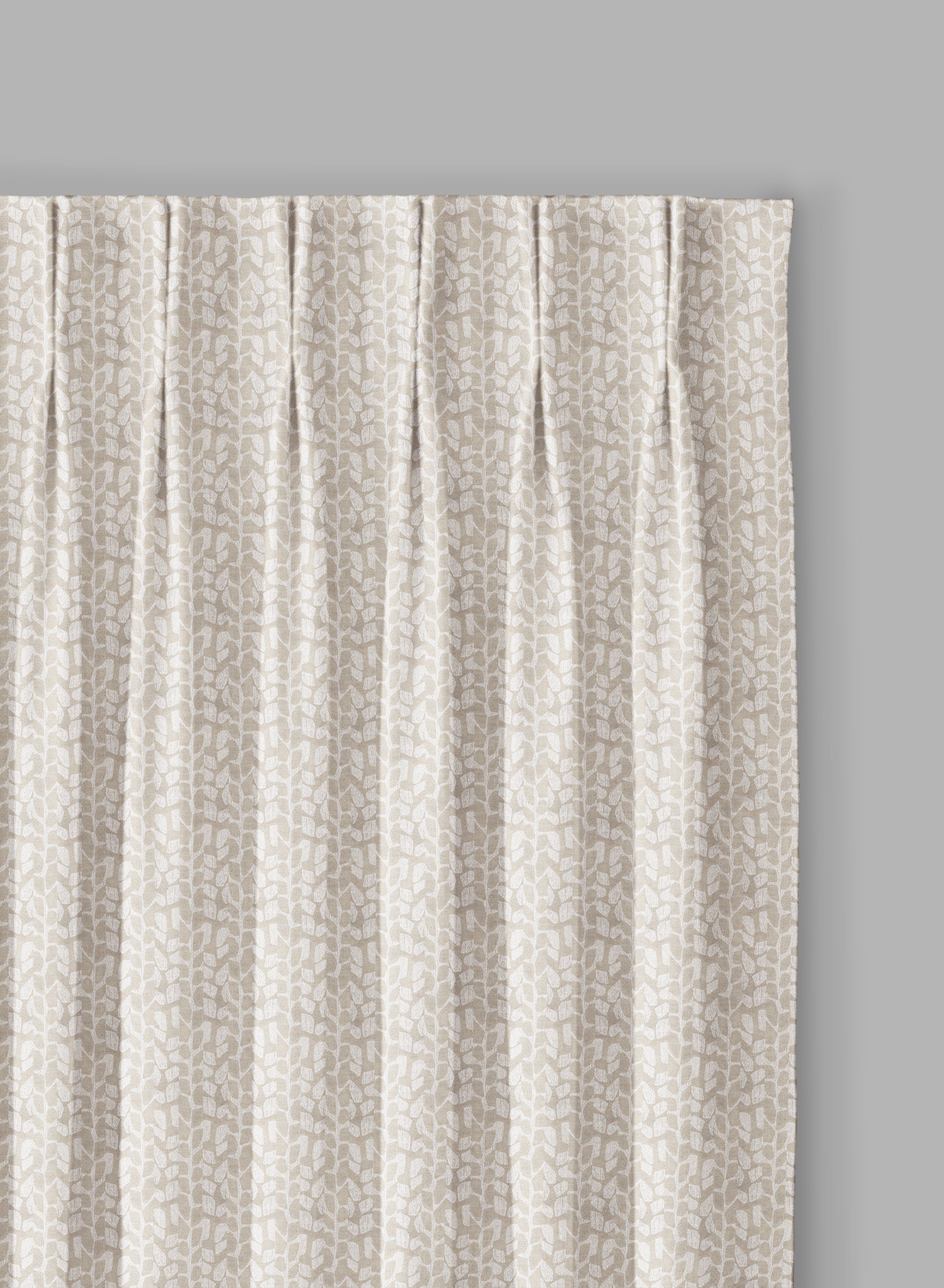 Eudora Jacquard Room Darkening Curtains | Pebble Jacquard Weave | Oatleaf | Set of 2 | Fully Customizable