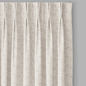 Eudora Jacquard Room Darkening Curtains | Pebble Jacquard Weave | Oatleaf | Set of 2 | Fully Customizable
