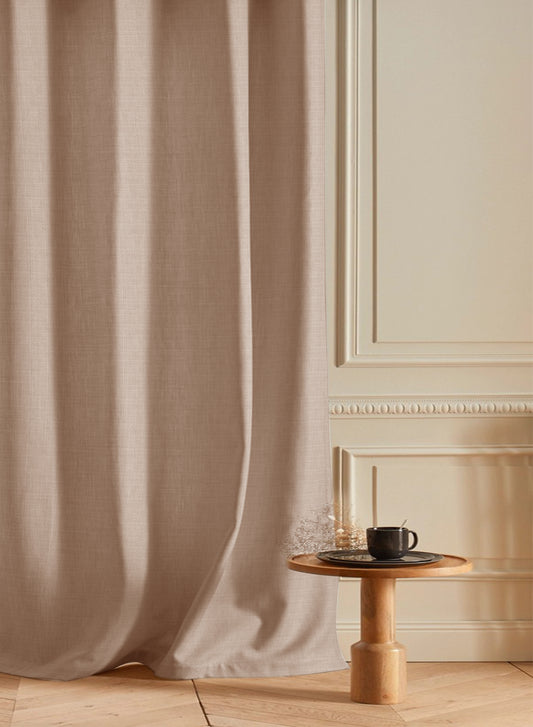 Cocoon Room Darkening Curtains | Camel | Set of 2