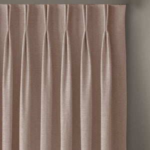 Cocoon Minimal Texture Room Darkening Curtains | Modern Aesthetic | Camel | Set of 2 | Fully Customizable