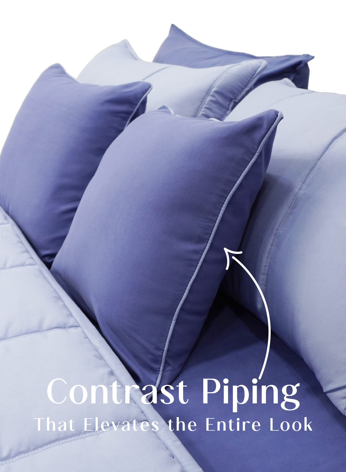 Cocoon 8-Piece Bedding Set | Lavender Haze