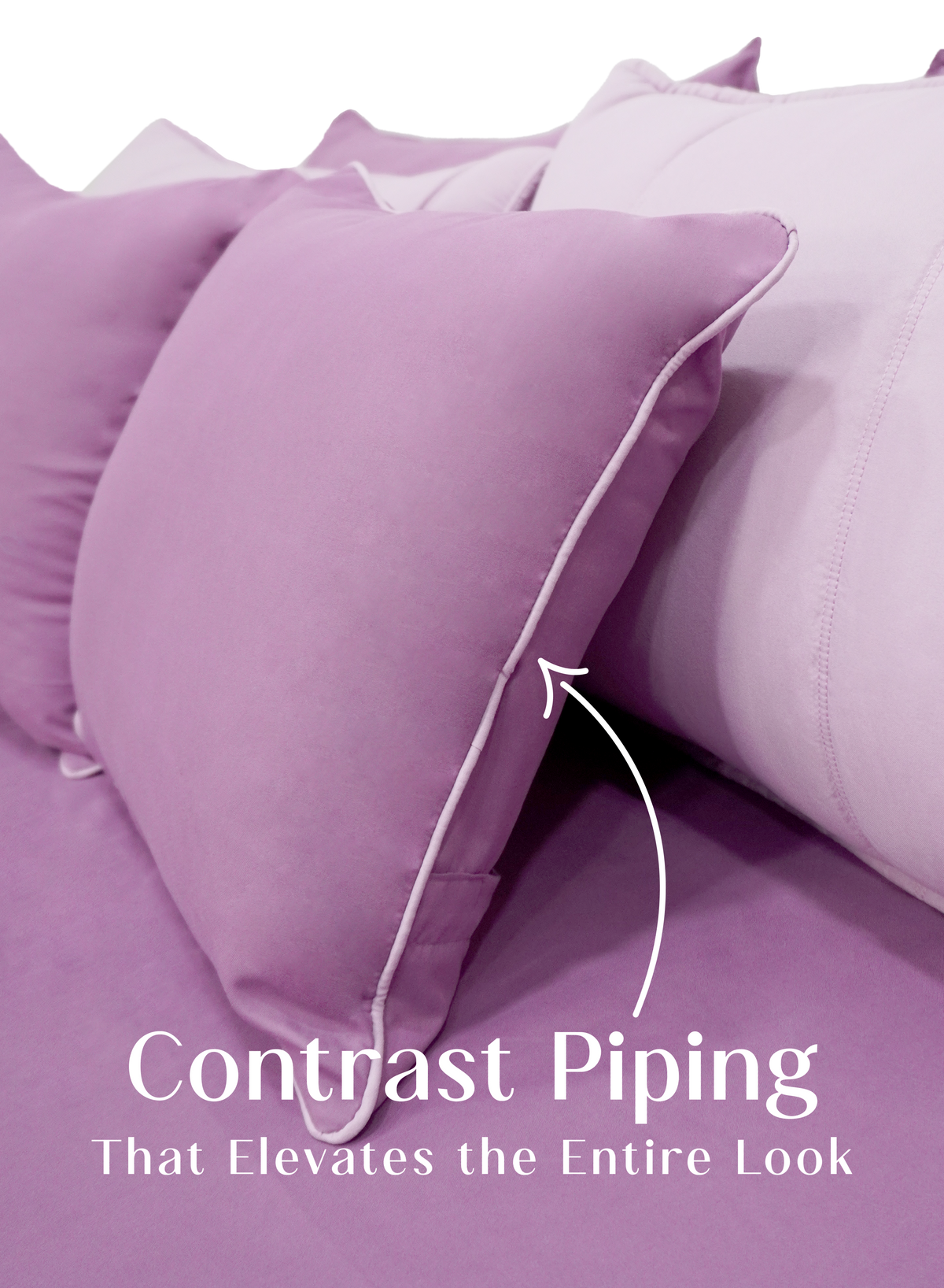 Cocoon 8-Piece Bedding Set | Lilac Daisy