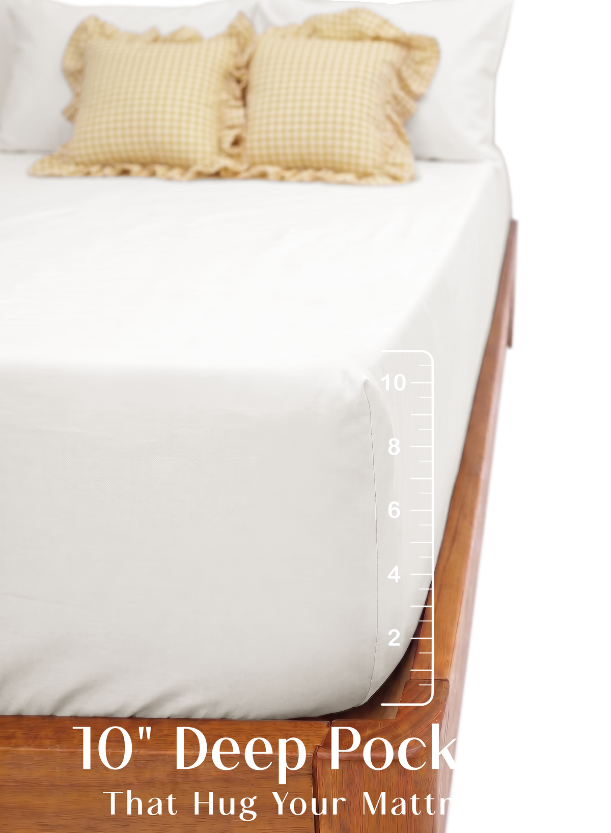 LuxeFit™ Fitted Bedsheet Set | Morning Glory - Sunlit